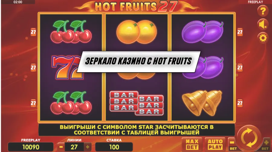Зеркало Hot Fruits